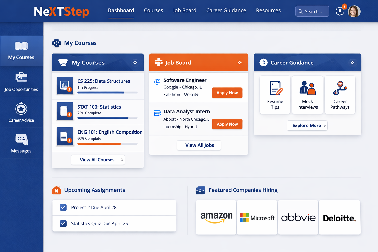 NeXTStep - Education & Career Platform